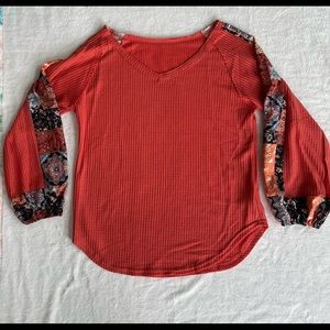 Shein long sleeve oversized blouse size large